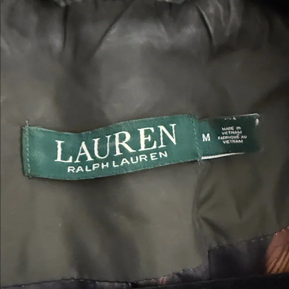Lauren Ralph Lauren Quilted Green Utility Jacket - Picture 5 of 16